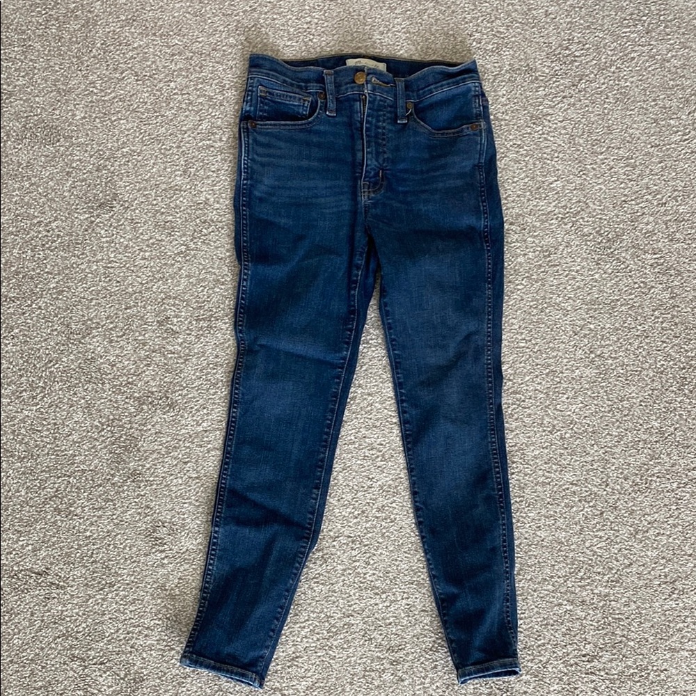 Madewell Skinny Blue Jeans Premium Denim